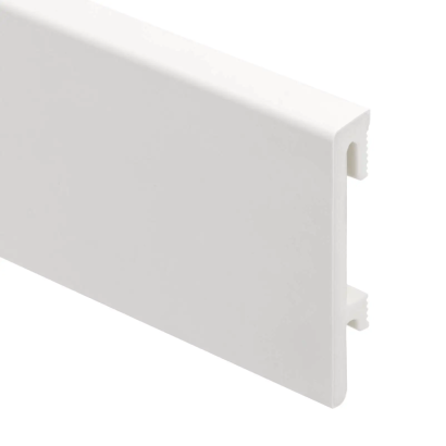 Profi Trend BRAVO PVC 201 fehér vízálló szegőléc 80mm
