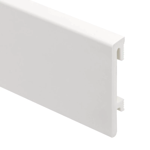 Profi Trend BRAVO PVC 201 fehér vízálló szegőléc 80mm Profi Trend BRAVO PVC 201 fehér vízálló szegőléc 80mm