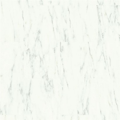 QUICK-STEP Alpha vinyl Tiles Fehér carrarai márvány vinyl padló AVST40136