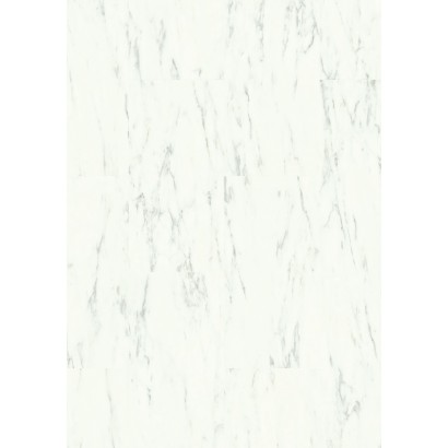 QUICK-STEP Alpha vinyl Tiles 4 Fehér carrarai márvány vinyl padló AVSTT40136