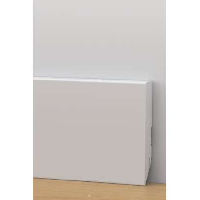 Classen 222387 fehér festhető szegélyléc/laminált padlóhoz