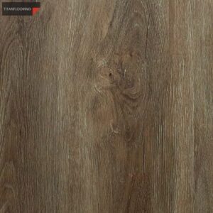TITANFLOORING Uniclic Castle dark oak deszka SPC vízálló padló