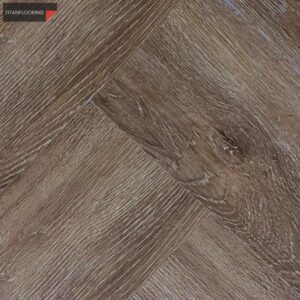 TITANFLOORING Uniclic Castle dark oak SPC vízálló padló